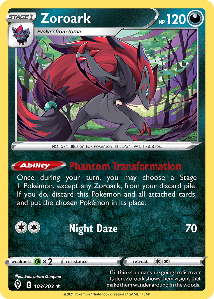 Zoroark (103/203) (Theme Deck Exclusive) [Sword & Shield: Evolving Skies] | Odin's Place