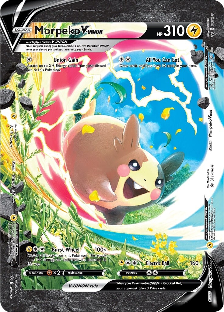 Morpeko V-UNION (SWSH215-218) (Jumbo Card) [Sword & Shield: Black Star Promos] | Odin's Place