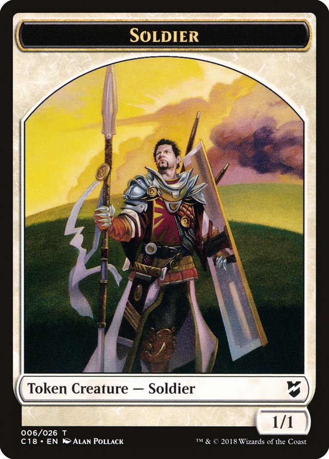Soldier Token [Commander 2018 Tokens] | Odin's Place