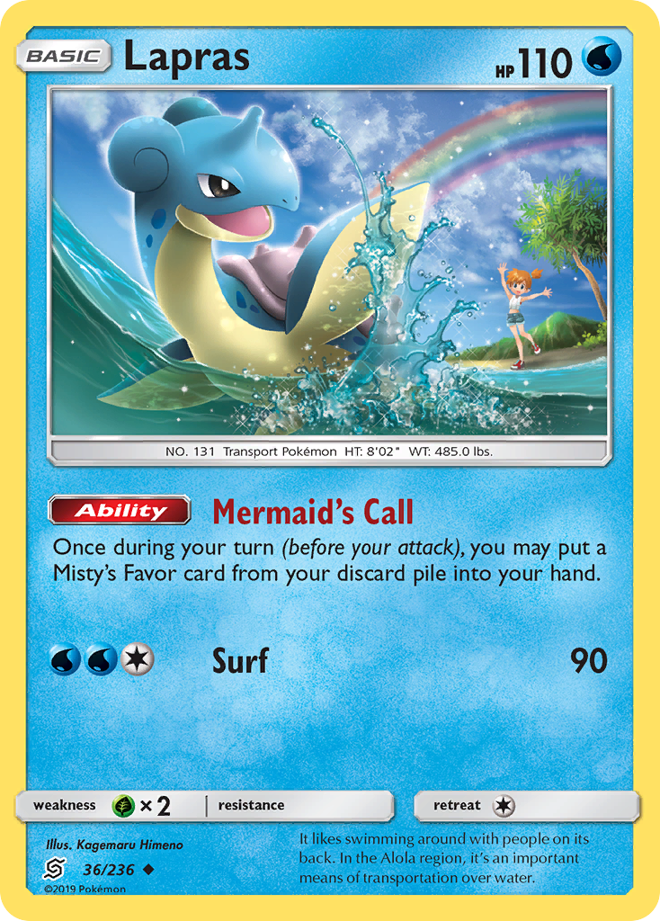 Lapras (36/236) [Sun & Moon: Unified Minds] | Odin's Place