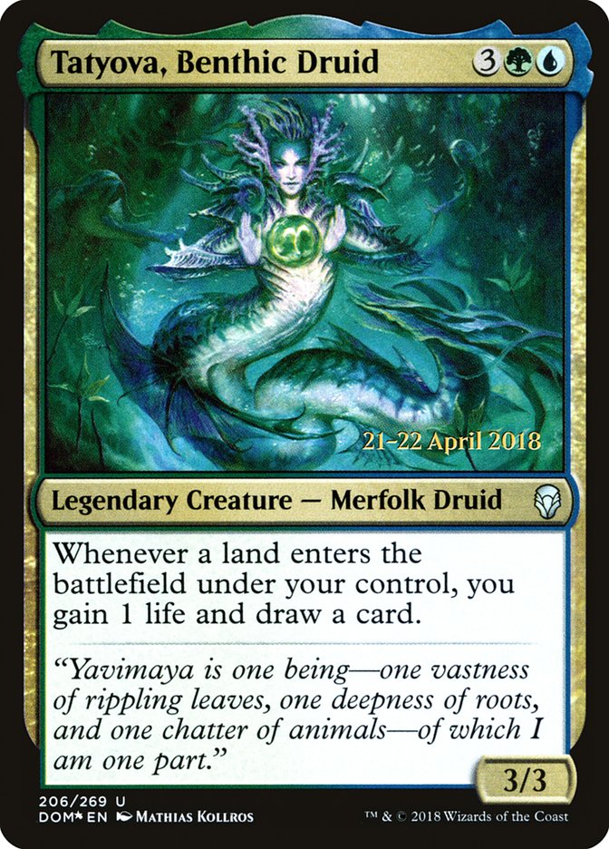 Tatyova, Benthic Druid (206) [Dominaria Prerelease Promos] | Odin's Place