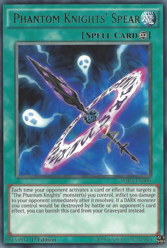 Phantom Knights' Spear [WIRA-EN008] Rare | Odin's Place