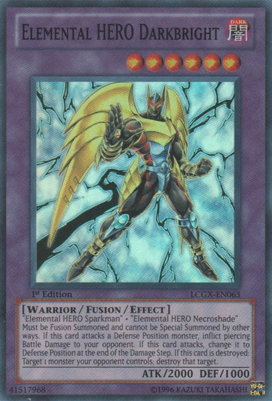 Elemental HERO Darkbright [LCGX-EN063] Super Rare | Odin's Place