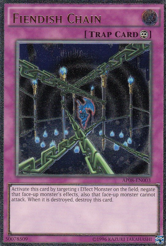 Fiendish Chain [AP08-EN003] Ultimate Rare | Odin's Place