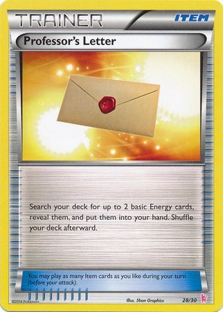 Professor's Letter (28/30) [XY: Trainer Kit - Sylveon] | Odin's Place