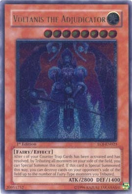 Voltanis the Adjudicator [EOJ-EN023] Ultimate Rare | Odin's Place