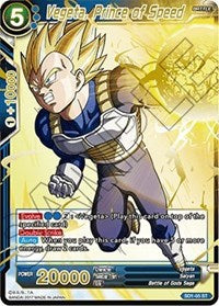 Vegeta, Prince of Speed (Foil) (SD1-05) [Galactic Battle] | Odin's Place