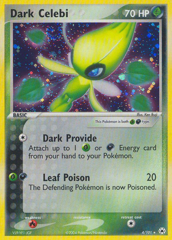 Dark Celebi (4/101) [EX: Hidden Legends] | Odin's Place
