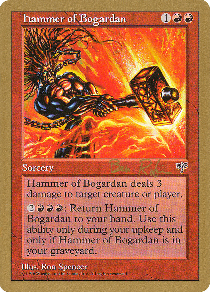 Hammer of Bogardan (Ben Rubin) [World Championship Decks 1998] | Odin's Place
