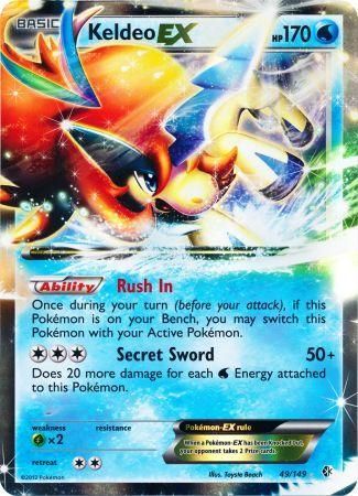 Keldeo EX (49/149) (Jumbo Card) [Black & White: Boundaries Crossed] | Odin's Place