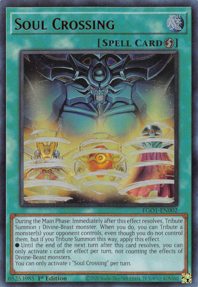 Soul Crossing [EGO1-EN002] Ultra Rare | Odin's Place