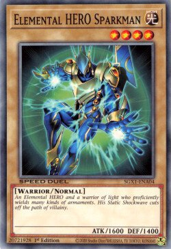 Elemental HERO Sparkman [SGX1-ENA04] Common | Odin's Place