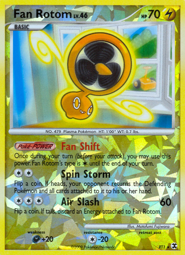 Fan Rotom (RT1) [Platinum: Rising Rivals] | Odin's Place