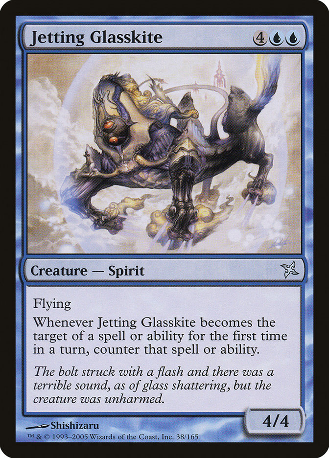Jetting Glasskite (38) [Betrayers of Kamigawa] | Odin's Place