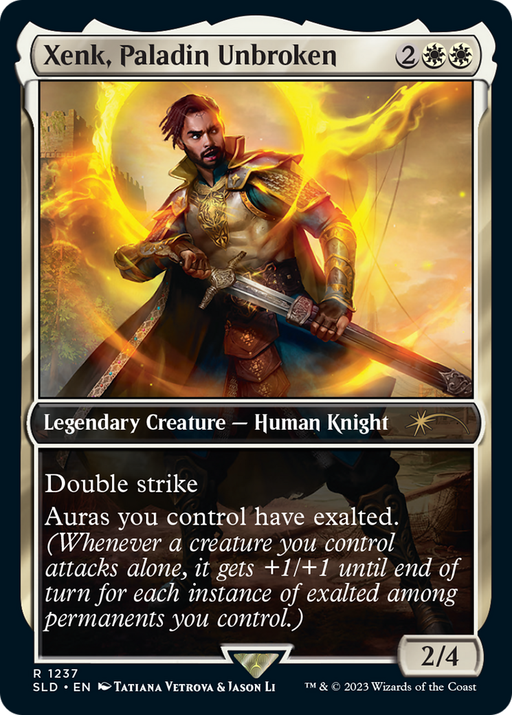 Xenk, Paladin Unbroken [Secret Lair Drop Series] | Odin's Place