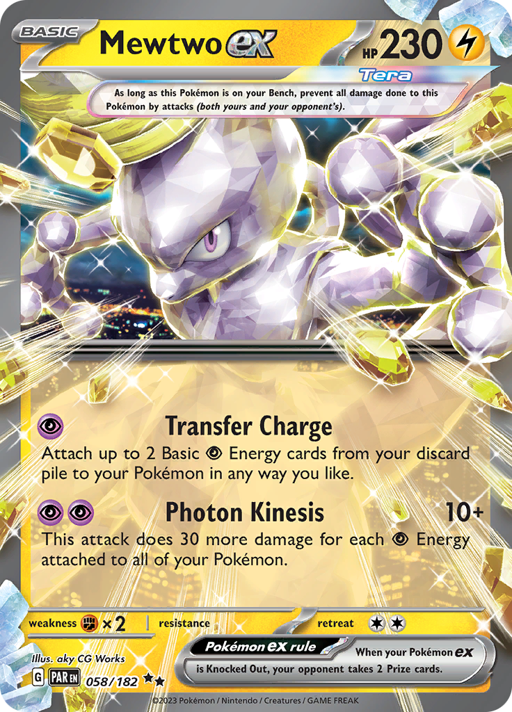 Mewtwo ex (058/182) [Scarlet & Violet: Paradox Rift] | Odin's Place