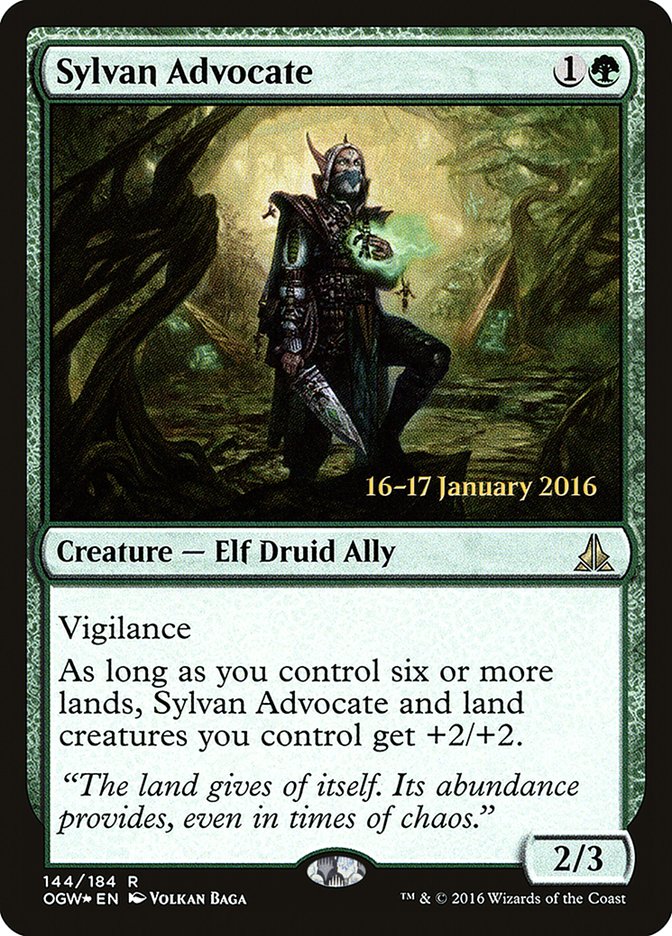 Sylvan Advocate (144) [Oath of the Gatewatch Prerelease Promos] | Odin's Place