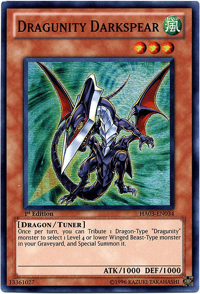 Dragunity Darkspear [HA03-EN034] Super Rare | Odin's Place