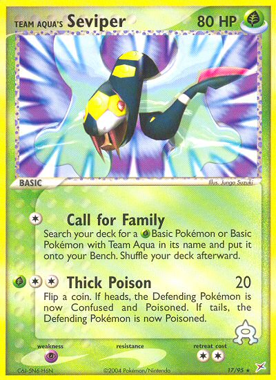 Team Aqua's Seviper (17/95) [EX: Team Magma vs Team Aqua] | Odin's Place