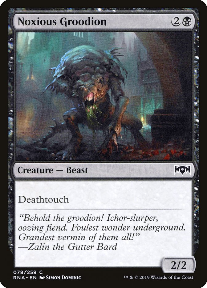 Noxious Groodion (78) [Ravnica Allegiance] | Odin's Place