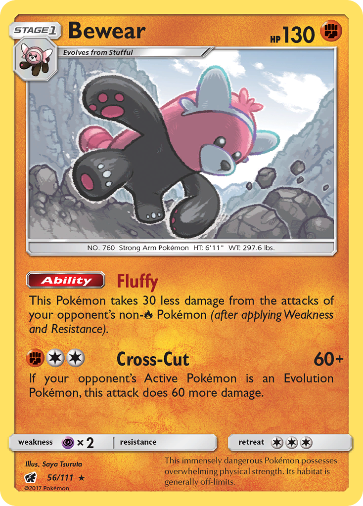 Bewear (56/111) [Sun & Moon: Crimson Invasion] | Odin's Place