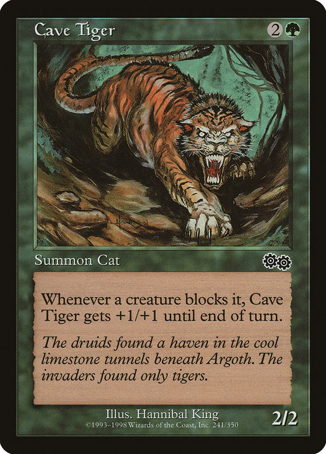 Cave Tiger (241) [Urza's Saga] | Odin's Place
