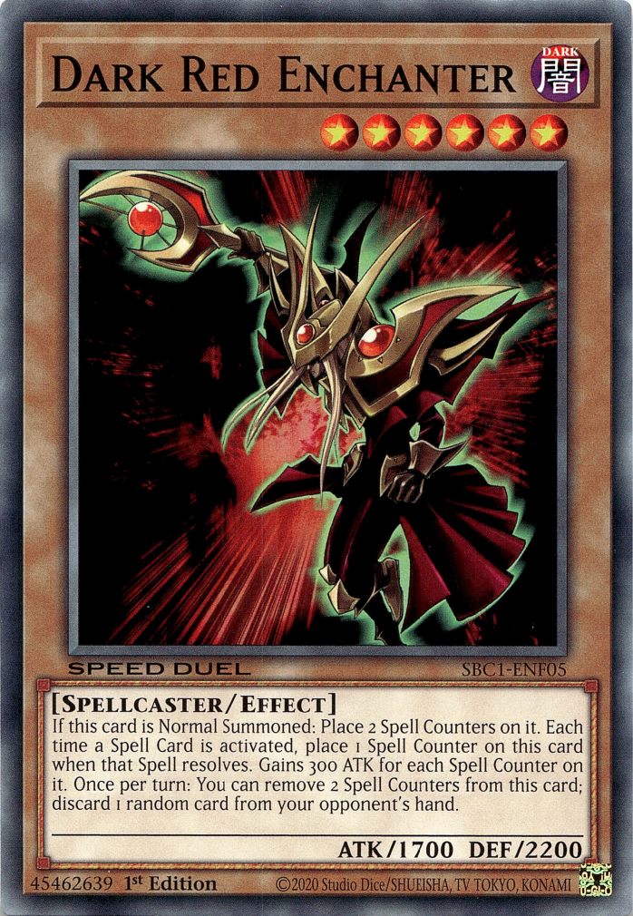 Dark Red Enchanter [SBC1-ENF05] Common | Odin's Place