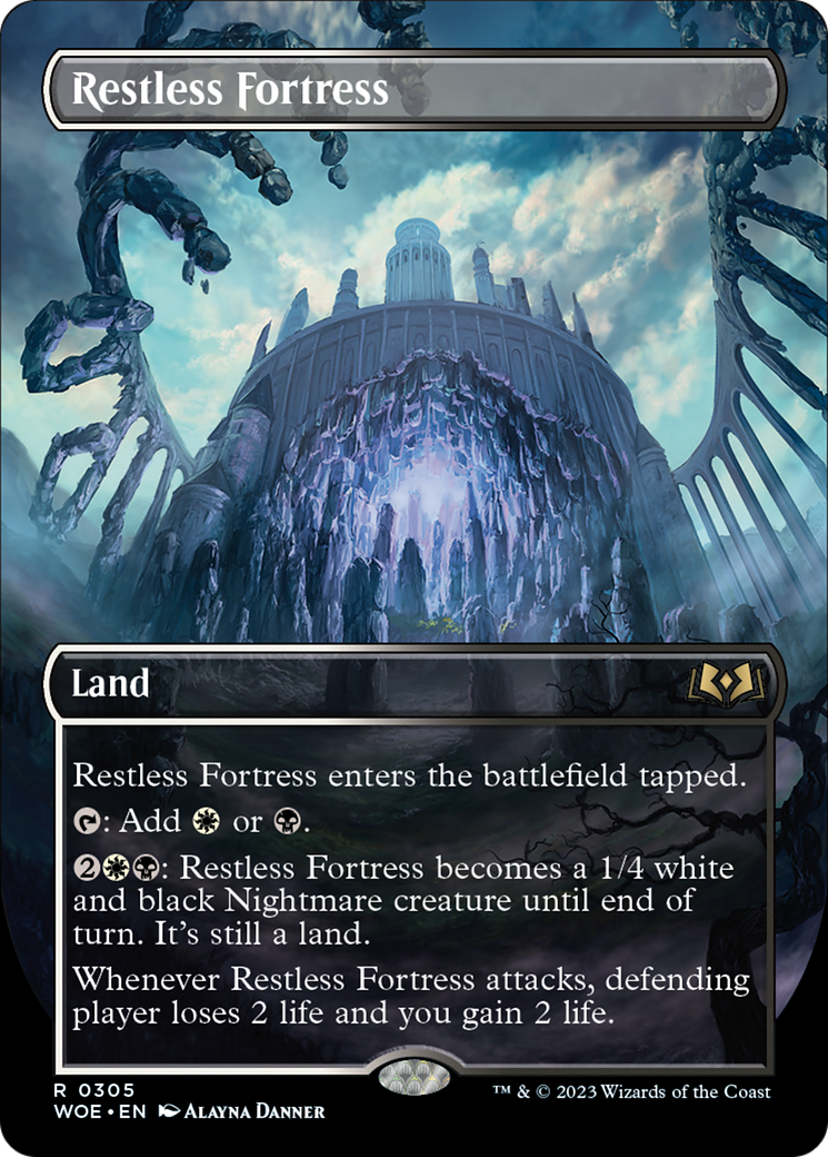 Restless Fortress (Borderless Alternate Art) [Wilds of Eldraine] | Odin's Place