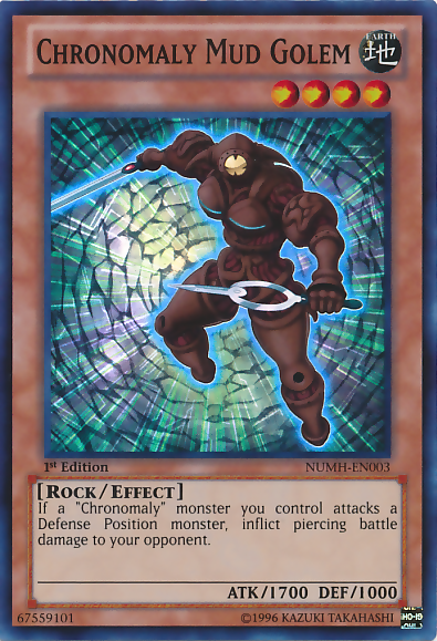 Chronomaly Mud Golem [NUMH-EN003] Super Rare | Odin's Place