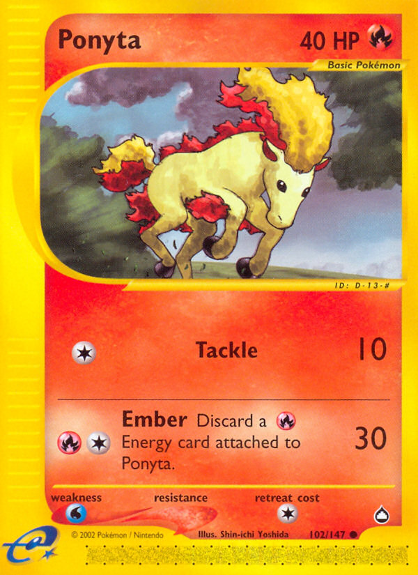 Ponyta (102/147) [Aquapolis] | Odin's Place