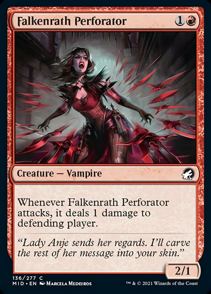 Falkenrath Perforator [Innistrad: Midnight Hunt] | Odin's Place