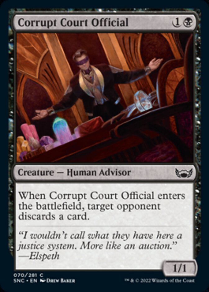Corrupt Court Official [Streets of New Capenna] | Odin's Place
