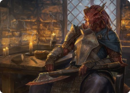 Jaded Sell-Sword Art Card [Dungeons & Dragons: Adventures in the Forgotten Realms Art Series] | Odin's Place