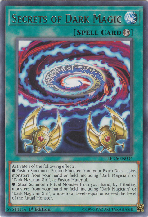 Secrets of Dark Magic [LED6-EN004] Rare | Odin's Place