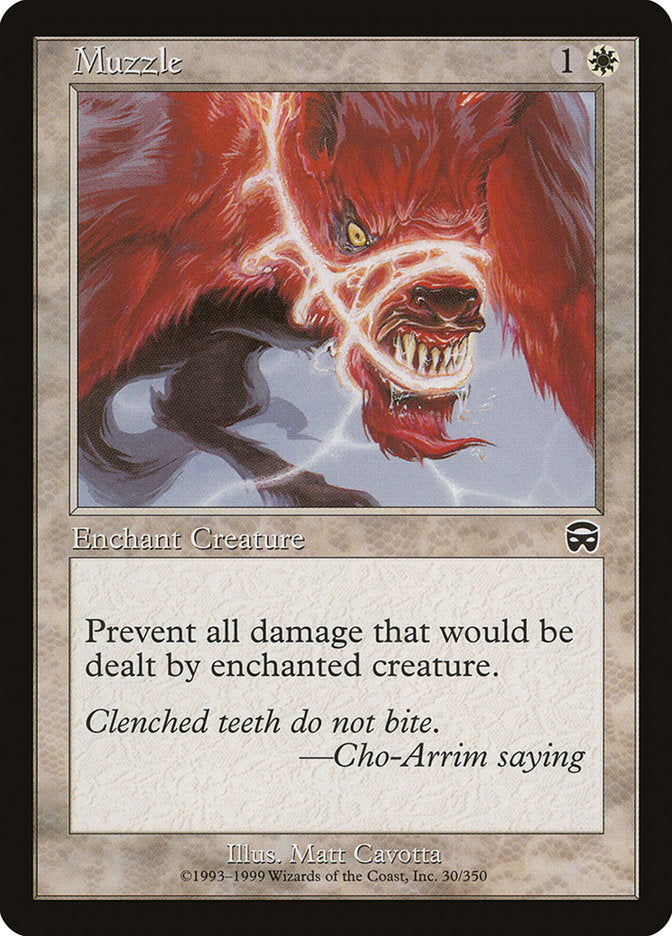 Muzzle (30) [Mercadian Masques] | Odin's Place