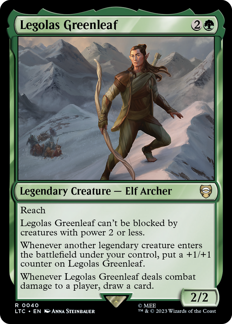 Legolas Greenleaf [The Lord of the Rings: Tales of Middle-Earth Commander] | Odin's Place