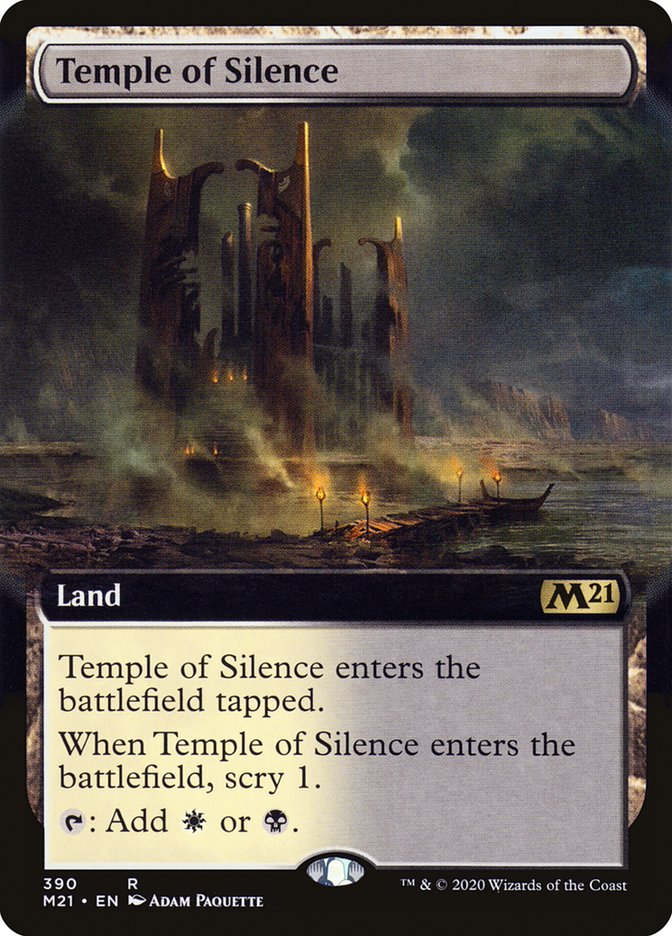 Temple of Silence (Extended Art) [Core Set 2021] | Odin's Place