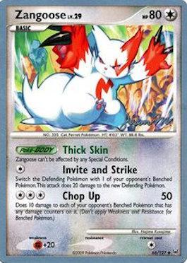Zangoose LV.29 (66/127) (Queengar - Jason Martinez) [World Championships 2009] | Odin's Place