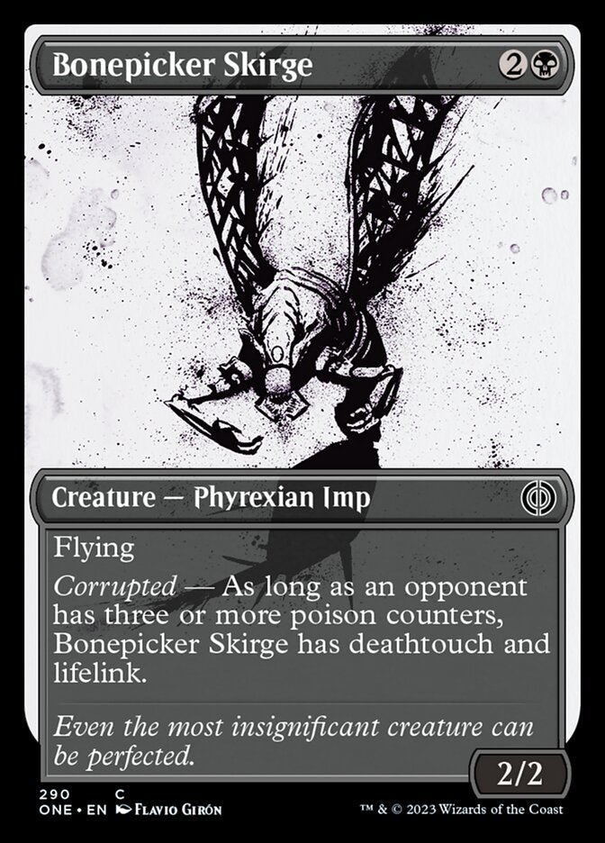 Bonepicker Skirge (Showcase Ichor) [Phyrexia: All Will Be One] | Odin's Place