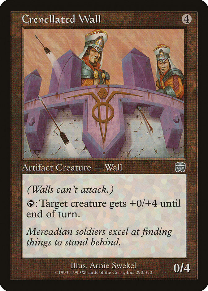 Crenellated Wall (290) [Mercadian Masques] | Odin's Place