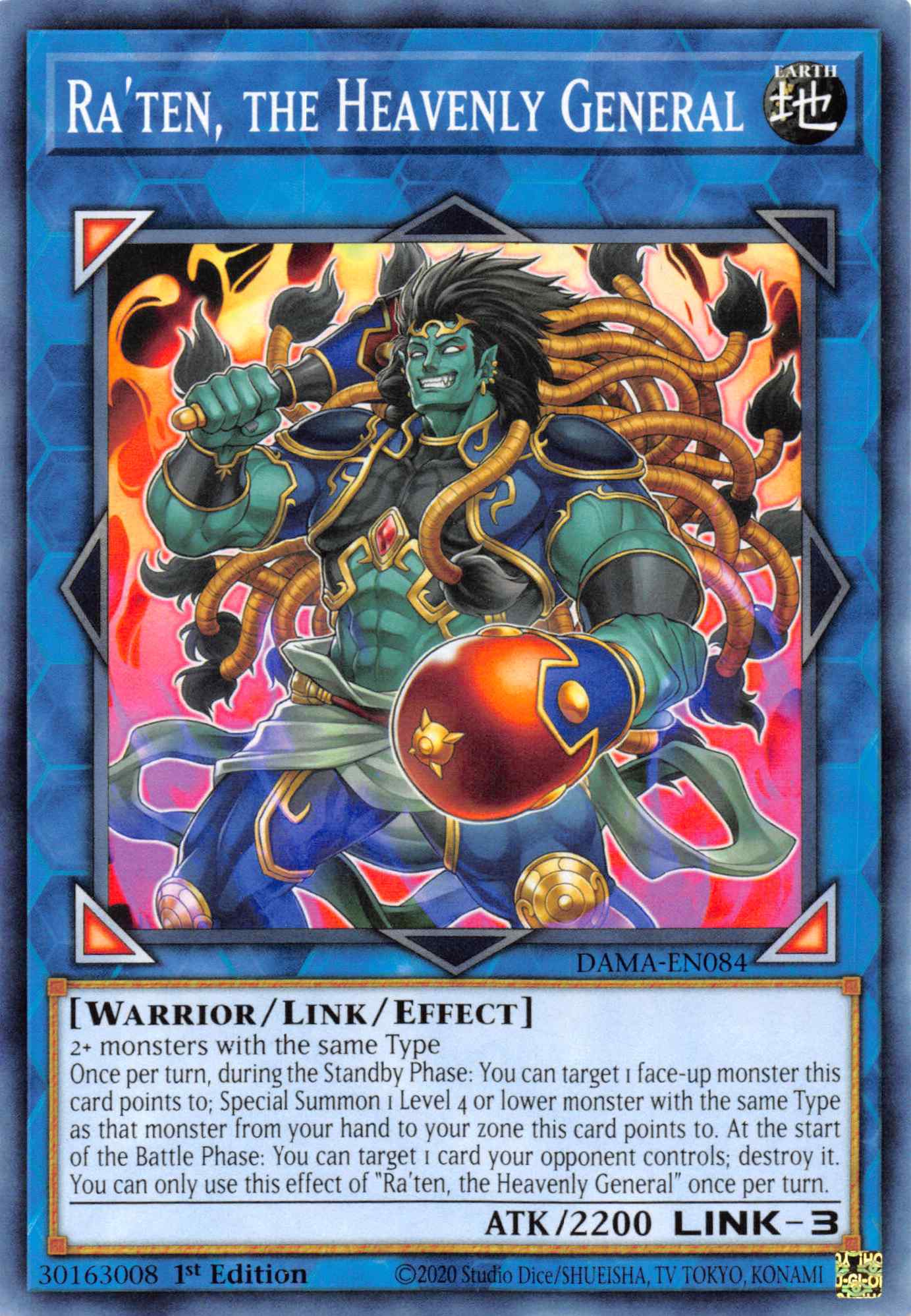Ra'ten, the Heavenly General [DAMA-EN084] Common | Odin's Place