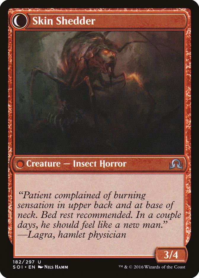 Skin Invasion // Skin Shedder [Shadows over Innistrad] | Odin's Place