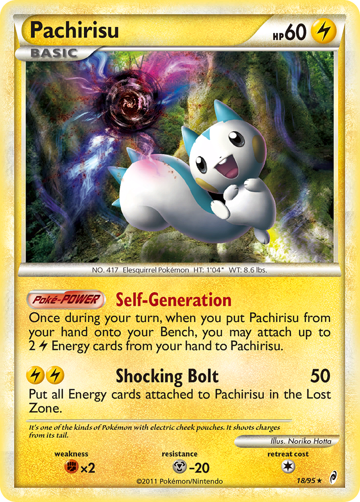 Pachirisu (18/95) [HeartGold & SoulSilver: Call of Legends] | Odin's Place