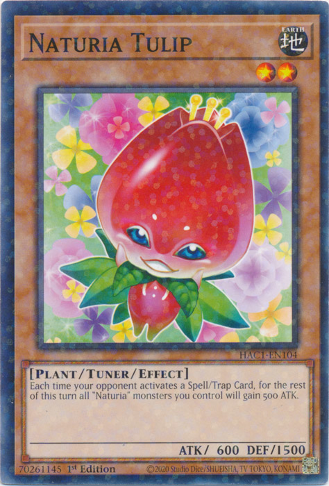 Naturia Tulip (Duel Terminal) [HAC1-EN104] Common | Odin's Place