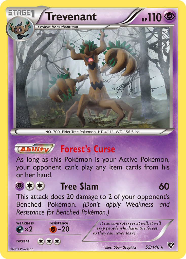 Trevenant (55/146) [XY: Base Set] | Odin's Place