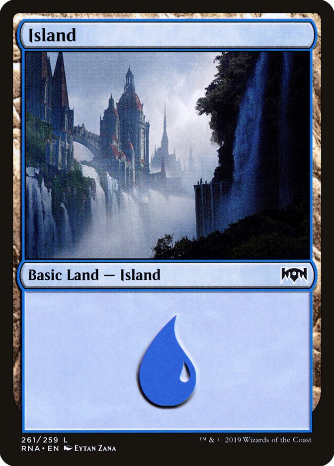 Island (261) [Ravnica Allegiance] | Odin's Place