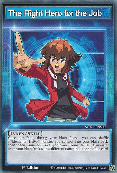 The Right Hero for the Job [SGX1-ENS09] Common | Odin's Place