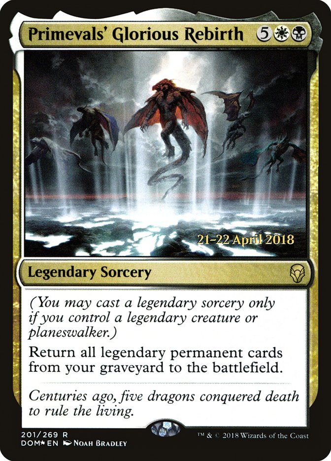 Primevals' Glorious Rebirth (201) [Dominaria Prerelease Promos] | Odin's Place