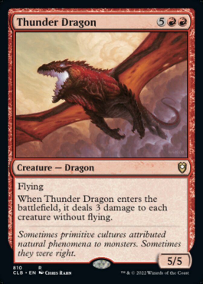 Thunder Dragon [Commander Legends: Battle for Baldur's Gate] | Odin's Place