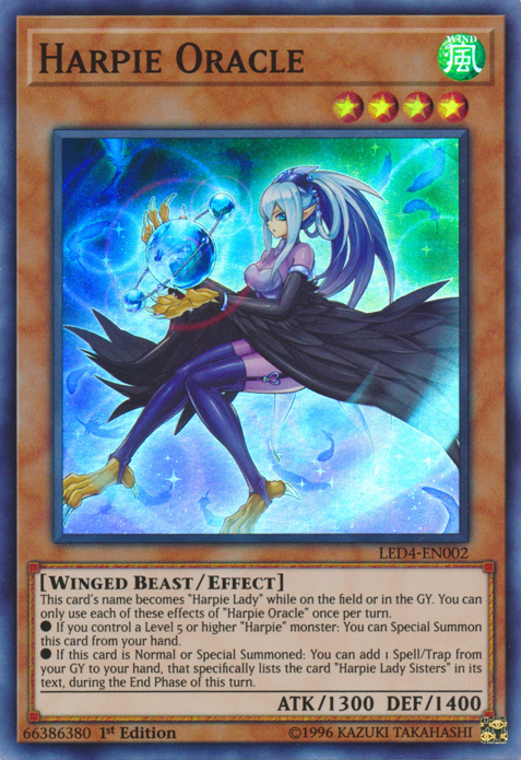 Harpie Oracle [LED4-EN002] Super Rare | Odin's Place